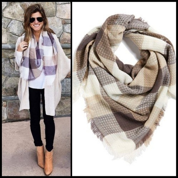 bp Accessories - BP Check Square Scarf